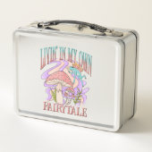 Leben in meiner eigenen Märchen Metall Brotdose (Rückseite)