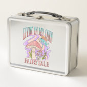 Leben in meiner eigenen Märchen Metall Brotdose (Vorderseite)