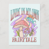 Leben in meiner eigenen Märchen Postkarte (Vorderseite)