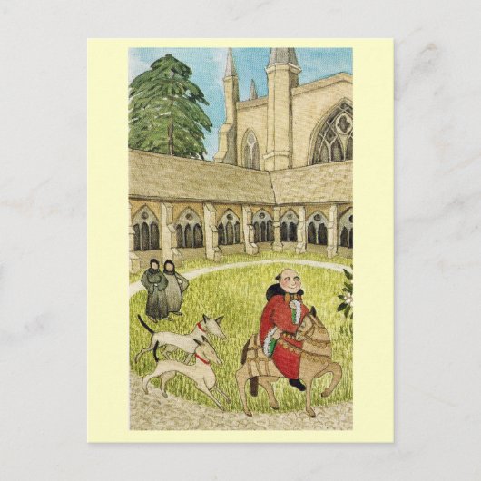 Leben in Merry England, Kathedrale in Canterbury Postkarte (Vorderseite)