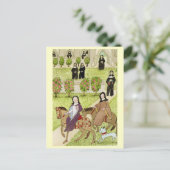 Leben in Merry England, Nonnen Postkarte (Stehend Vorderseite)