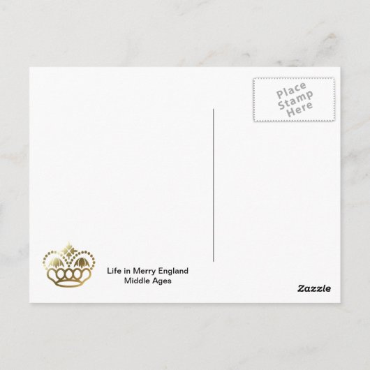 Leben in Merry England, Nonnen Postkarte (Rückseite)