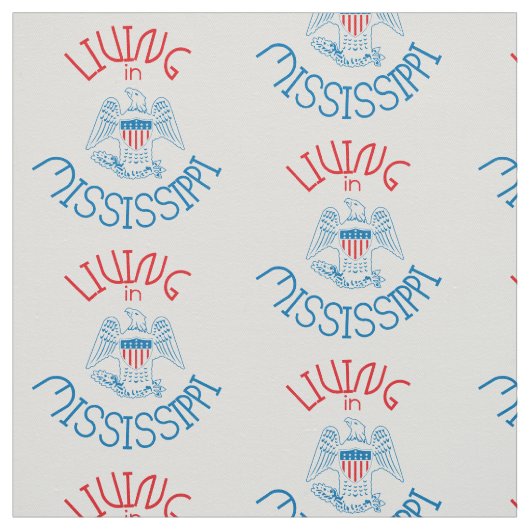Leben in Mississippi Stoff (Muster)