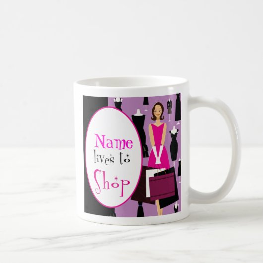 Leben in Shop-Tasse Kaffeetasse (Rechts)