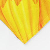 Leben in Sonnenblumen - Heilige Geometrie Fleecedecke (Ecke)