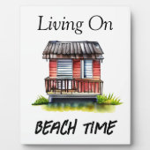 Leben in Strandzeit Fotoplatte (Vorderseite)