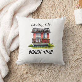 Leben in Strandzeit Kissen