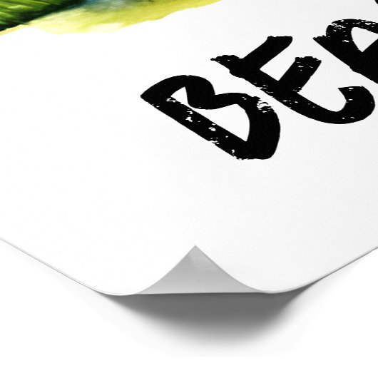 Leben in Strandzeit Poster (Ecke)