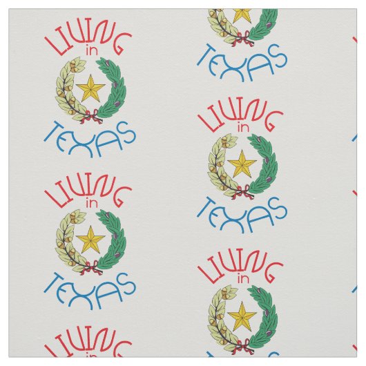 Leben in Texas Stoff (Muster)