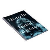 Leben in Trumps Albtraum-Notizbuch Notizblock (Rechte Seite)