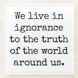 Leben in ungeklärtem Untersetzer