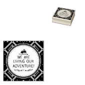 Leben in unserem Abenteuer Gummistempel (Stempel)