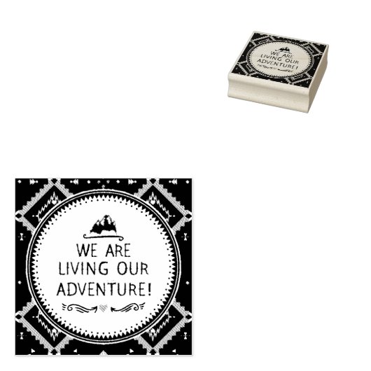 Leben in unserem Abenteuer Gummistempel (Stempel)