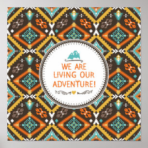 Leben in unserem Abenteuer Poster