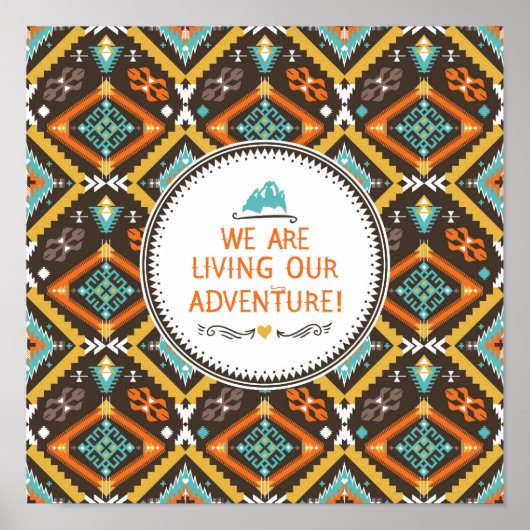 Leben in unserem Abenteuer Poster (Vorne)