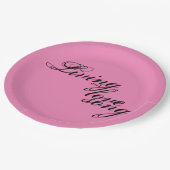 Leben in unserer Liebe Song Pappteller (Schrägansicht)