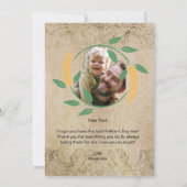 Leben in Vater, bestes Leben Einladung (Rückseite)