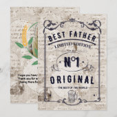 Leben in Vater, bestes Leben Einladung (Vorne/Hinten)