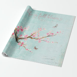 Leben in voller Blüte Geschenkpapier