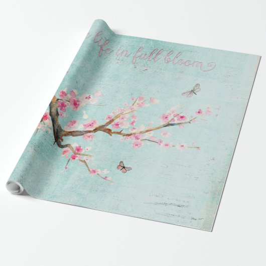 Leben in voller Blüte Geschenkpapier (Ungerollt)