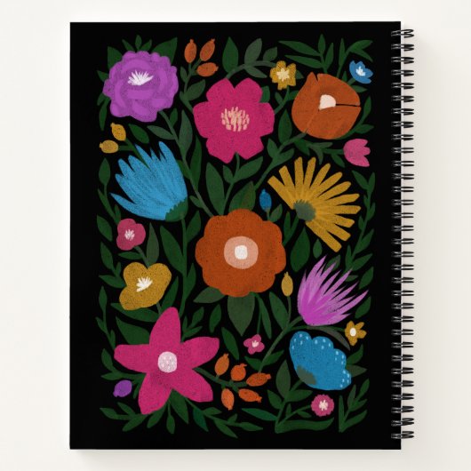 Leben in voller Blüte, kühl und blass | Name Notizblock (Rückseite)