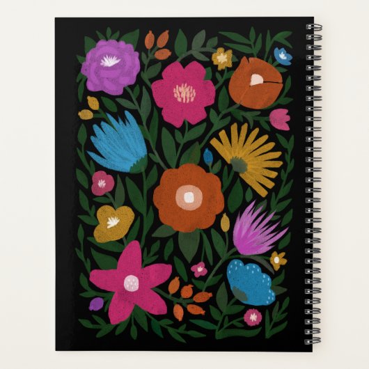 Leben in voller Blüte, kühl und blass | Name Planer (Rückseite)