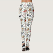 Leben in voller Blüte Leggings (Rückseite)