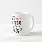 Leben ist besser mit Tasse von Haustieren - Niedli (VorderseiteRechts)