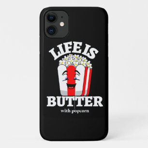 Leben ist Butter mit Popcorn Case-Mate iPhone Hülle
