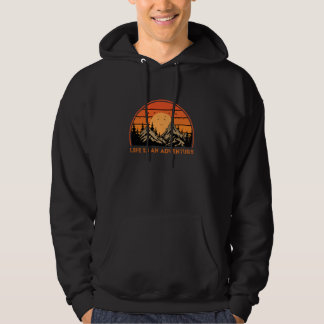 Leben Ist Ein Abenteuer Grafik-Hoodie Hoodie
