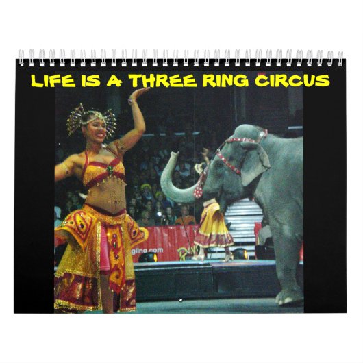 LEBEN IST EIN DREI RING CIRCUS KALENDER (Titelbild)
