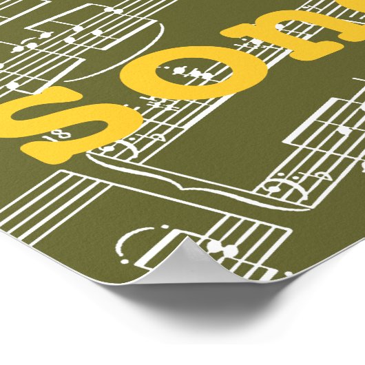 Leben ist ein Lied Poster (Ecke)