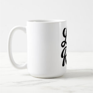 Leben ist ein Rennen Custom-Cut-Vinyl Motivierend  Kaffeetasse
