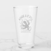 Leben ist ein Strand - Funny Summer Quote Design Glas (Rückseite)