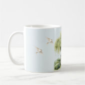 Leben ist ein Traum Baum Vögel Kaffeetasse (Links)