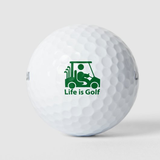 Leben ist Golf, Golf, Golfbälle (Vorderseite)