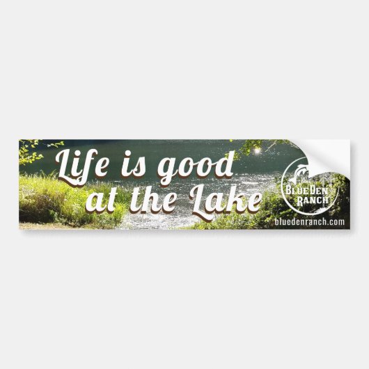 Leben ist gut in BDR. Autoaufkleber (Vorne)