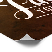 Leben ist Kunst Poster (Ecke)