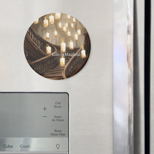 Leben ist Magische Kerzen Treppe Magnet (In Situ (Kühlschrank))