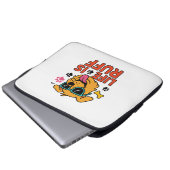 Leben ist Ruff - Funny Dog Cartoon Laptopschutzhülle (Vorne Knopf)