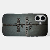 Leben ist schwierig Case-Mate iPhone hülle (Rückseite (Horizontal))