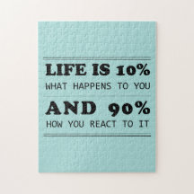 Leben ist zu 10% was dir passiert Motivationszitat