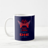 Leben ist zum Kotzen Kaffeetasse (Links)
