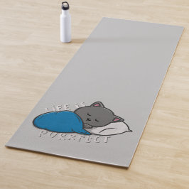 Leben ist Zweck - Schlafkatze Yogamatte