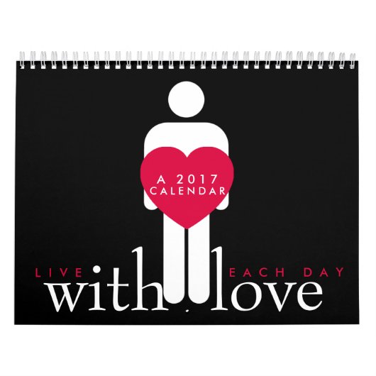 Leben jeder Tag mit Liebe Kalender (Titelbild)