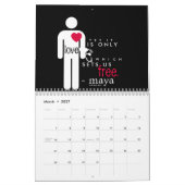 Leben jeder Tag mit Liebe Kalender (Mär 2027)