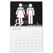 Leben jeder Tag mit Liebe Kalender (Jan 2027)