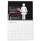 Leben jeder Tag mit Liebe Kalender (Feb 2027)