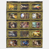 Leben Jesu Christi Fleecedecke (Vorderseite)