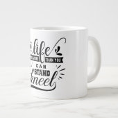 Leben - Jumbo-Tasse (Vorderseite Rechts)